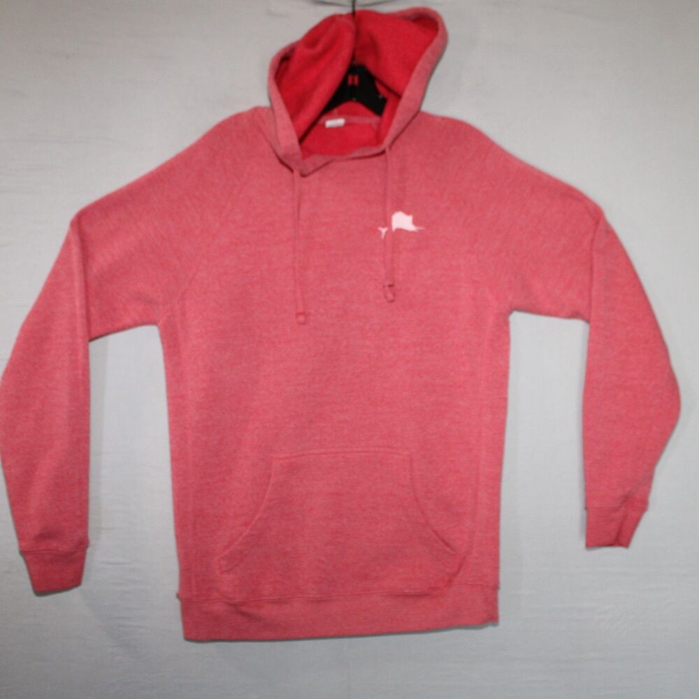 Pelagic Hoodie Pullover Womens Large Heather Pink Red Performance Fishing